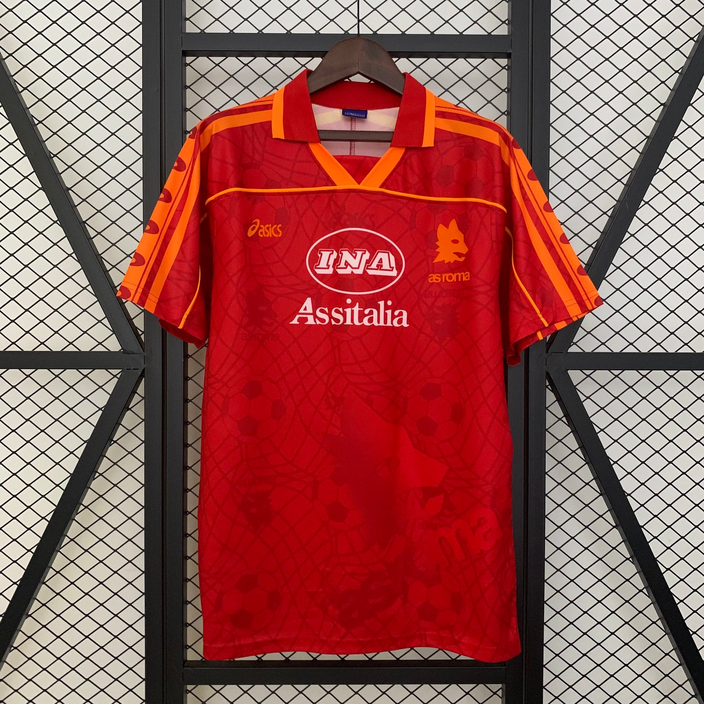 1995/1996 Roma Home  Retro shirt
