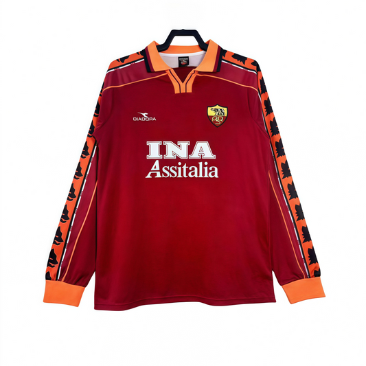 1998~1999 Roma long sleeve home retro shirt