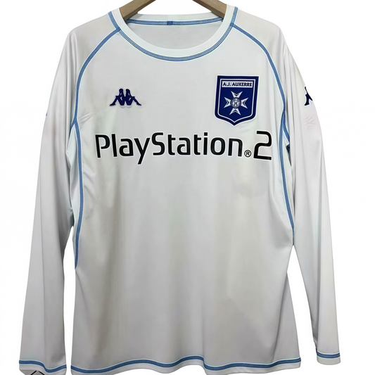 2003/2004 Auxerre Home Vintage Long Sleeve Shirt