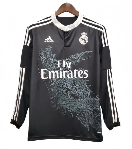 2014/2015 Long Sleeve Real Madrid Third Away Retro Shirt