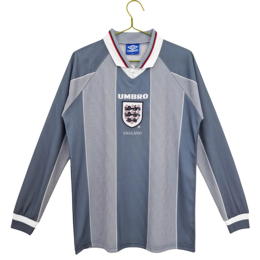 1996 England away retro long sleeves