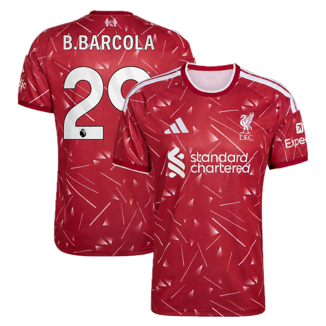 Liverpool 2026/27 Barcola Home Player Shirt