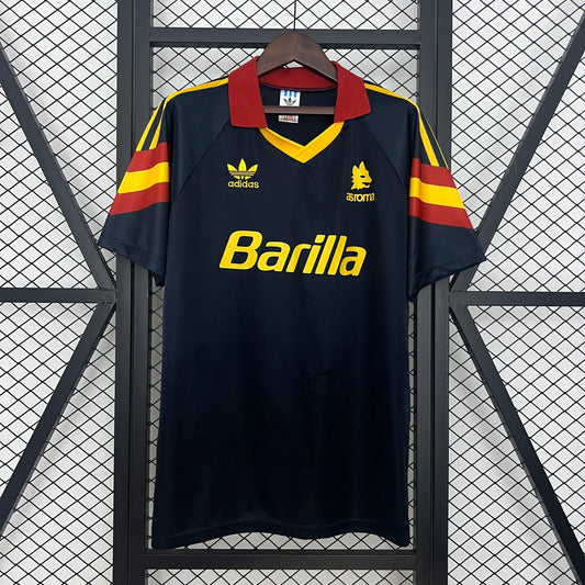1991/1992 Roma Season Third Away Game RetroShirt