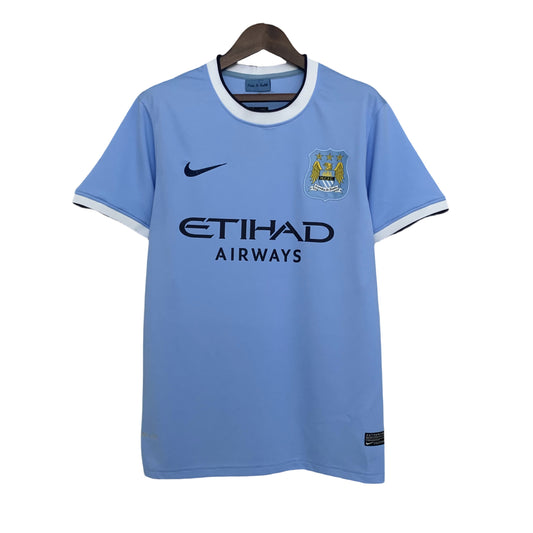 2013/2014 Manchester City Home Season Retro Shirt