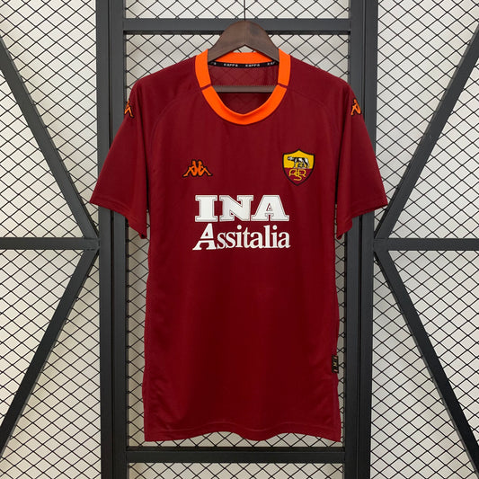 2000/2001 Roma Home  Retro shirt