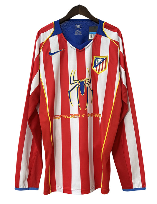 2004/2005 Atlético Madrid Home Retro Long Sleeve Shirt