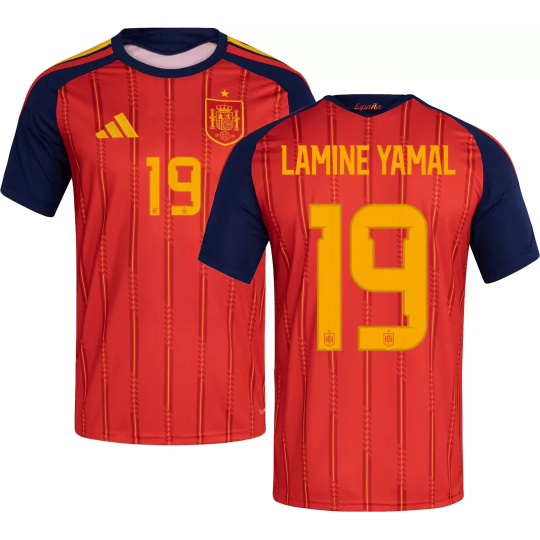 Spain 2026 LAMINE YAMAL #19 Home Jersey