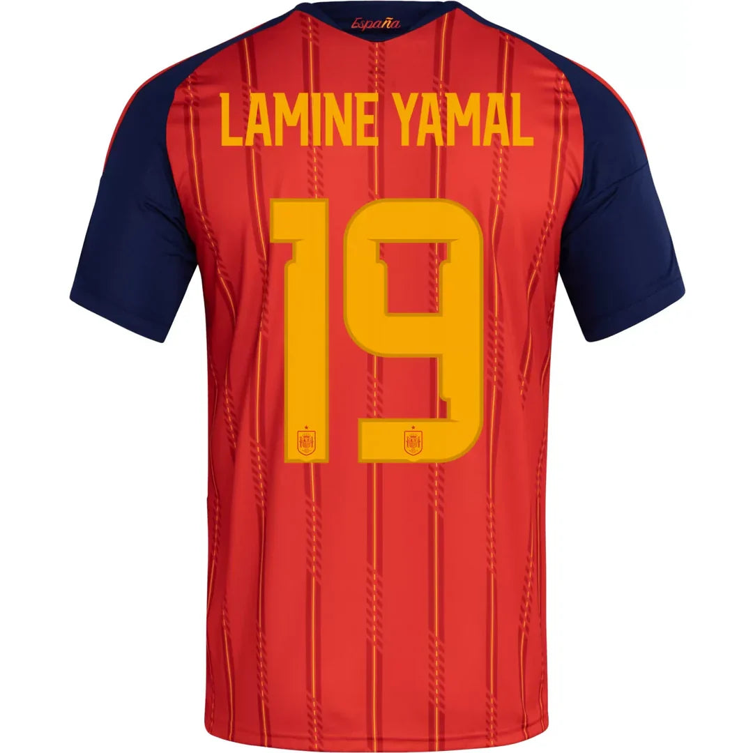 Spain 2026 LAMINE YAMAL #19 Home Jersey