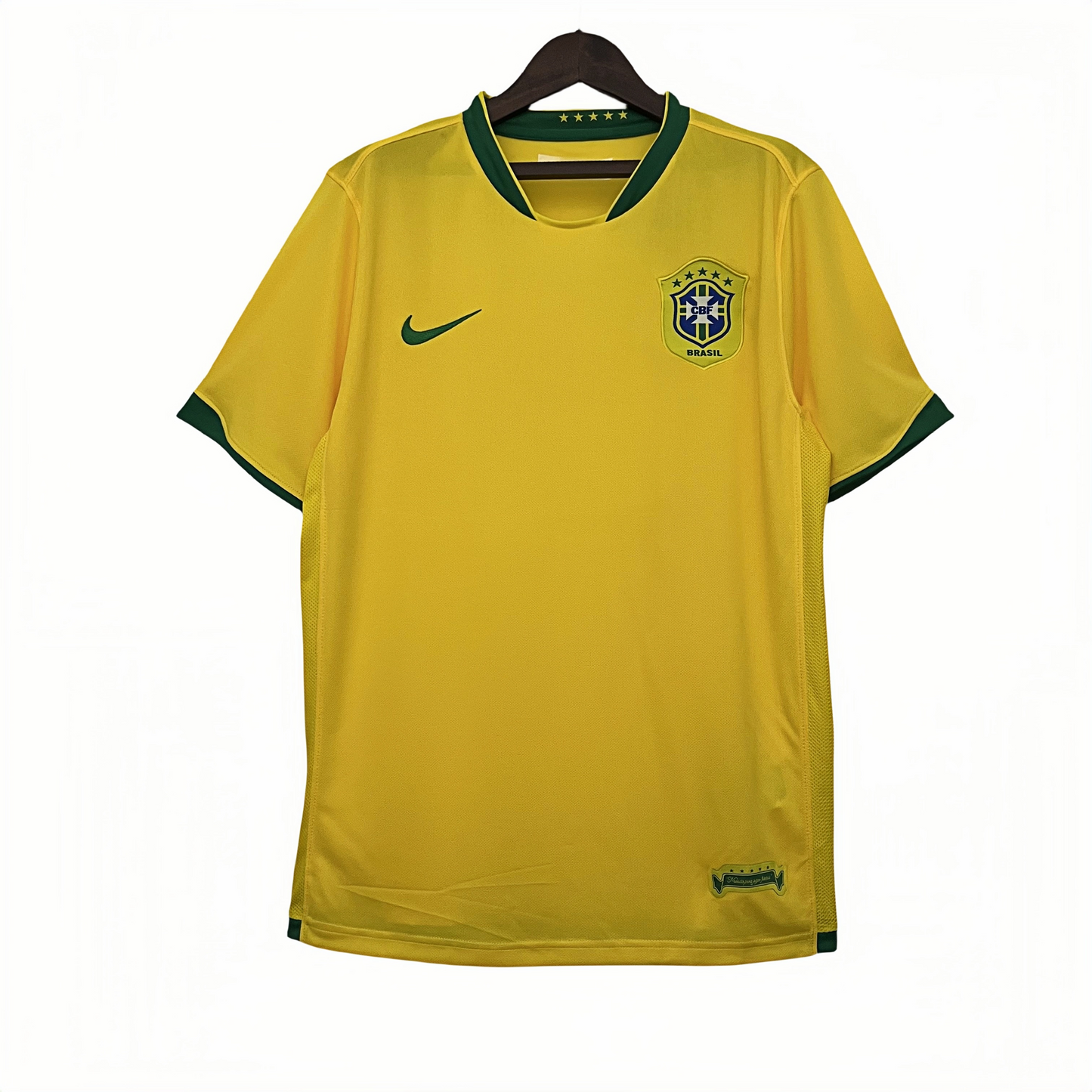 2006 Brazil Retro Home Shirt