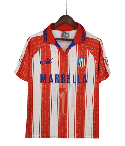 1995/1996 Atlético de Madrid Retro Home Shirt