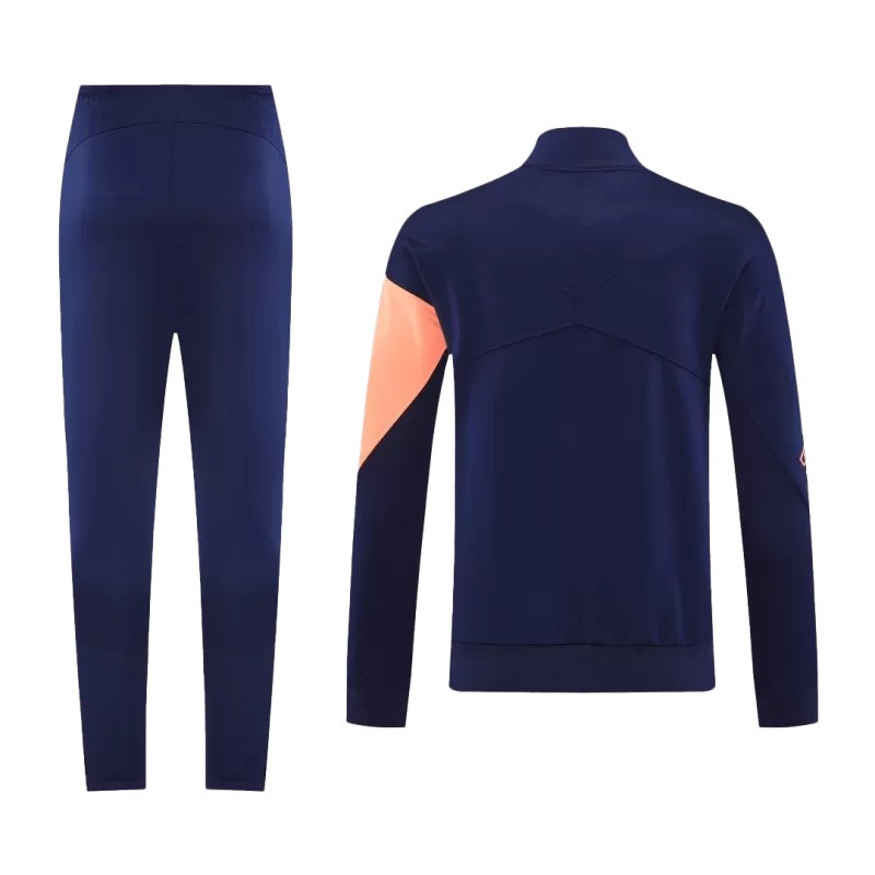 Barcelona 2025/26 Jacket Tracksuit - Navy & Orange