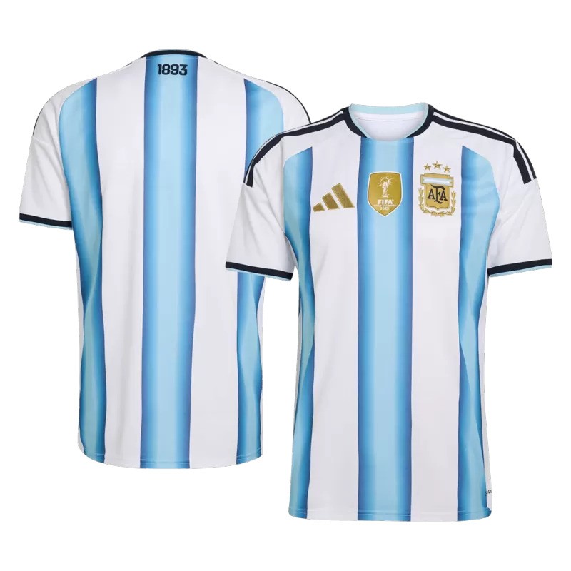 Argentina 2026 Home Player Jersey with World Champions Patch